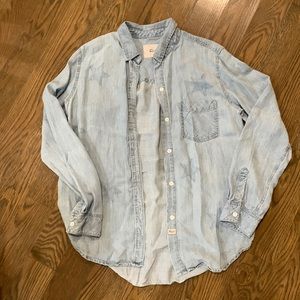 Rails denim button down